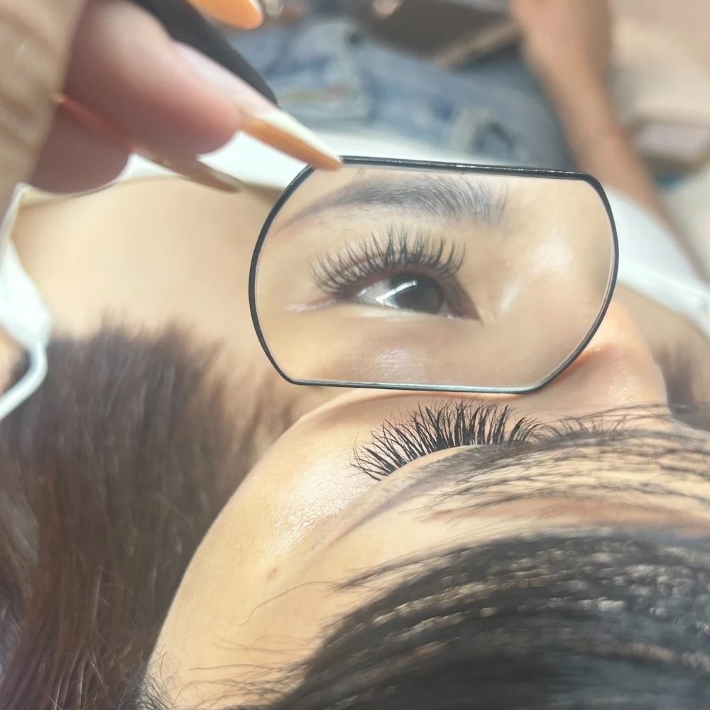 Finished eyelash extension set at PAYA, Bangkok